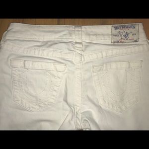 True Religion White Denim Jeans